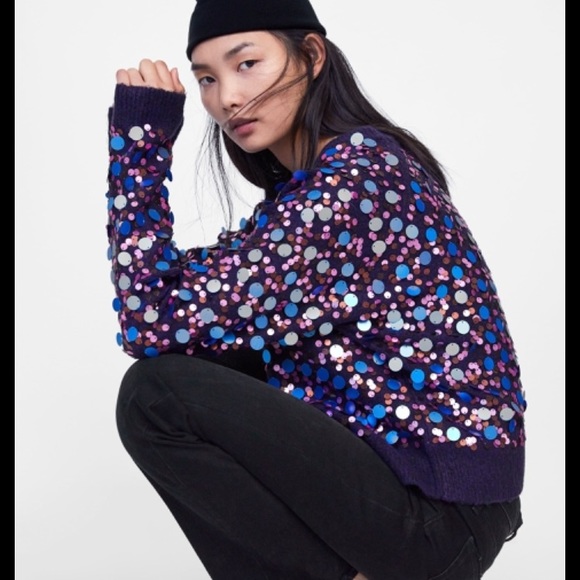 Zara sequin sweater - Picture 3 of 3